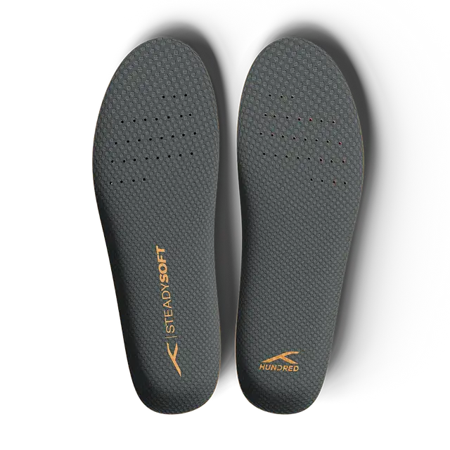 Hundred SteadySoft Insole - Dark Grey/Orange