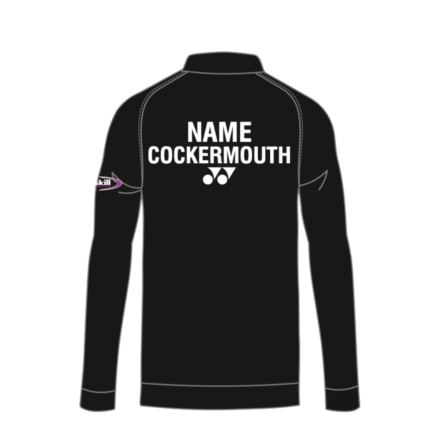 Yonex Cockermouth Badminton Long Sleeve Junior - Sky/Black