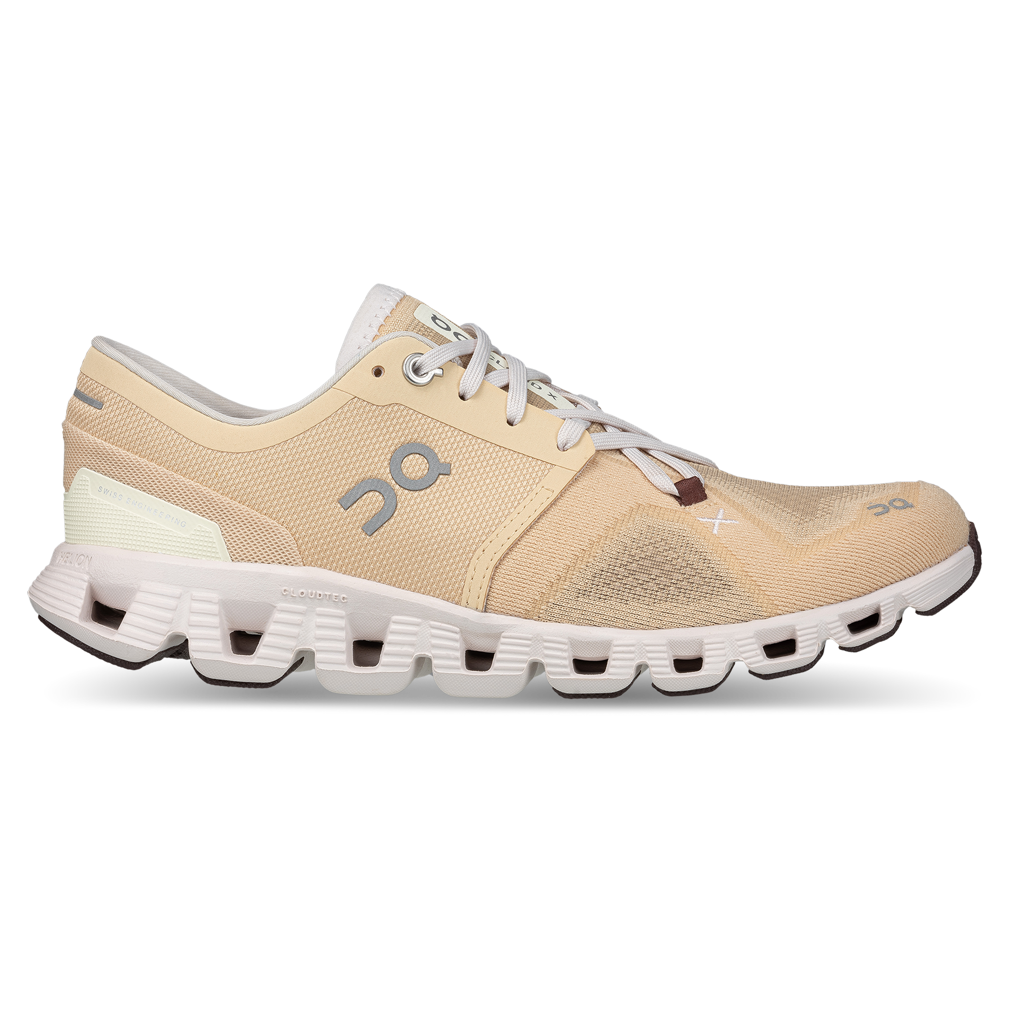 ON Cloud X 3 Running Shoes Women-Savannah/Frost