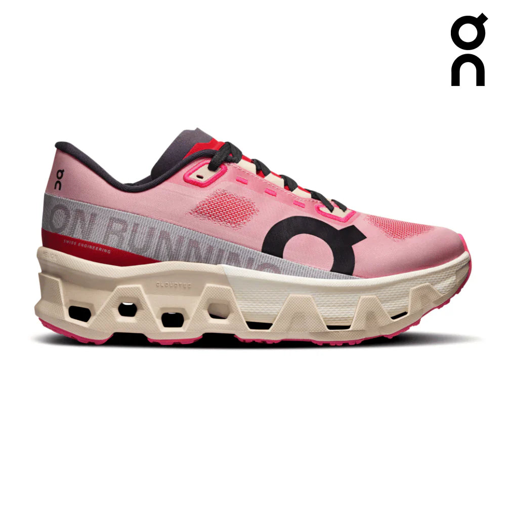 On Cloudmonster Hyper Running Shoe Women - Red/Cream