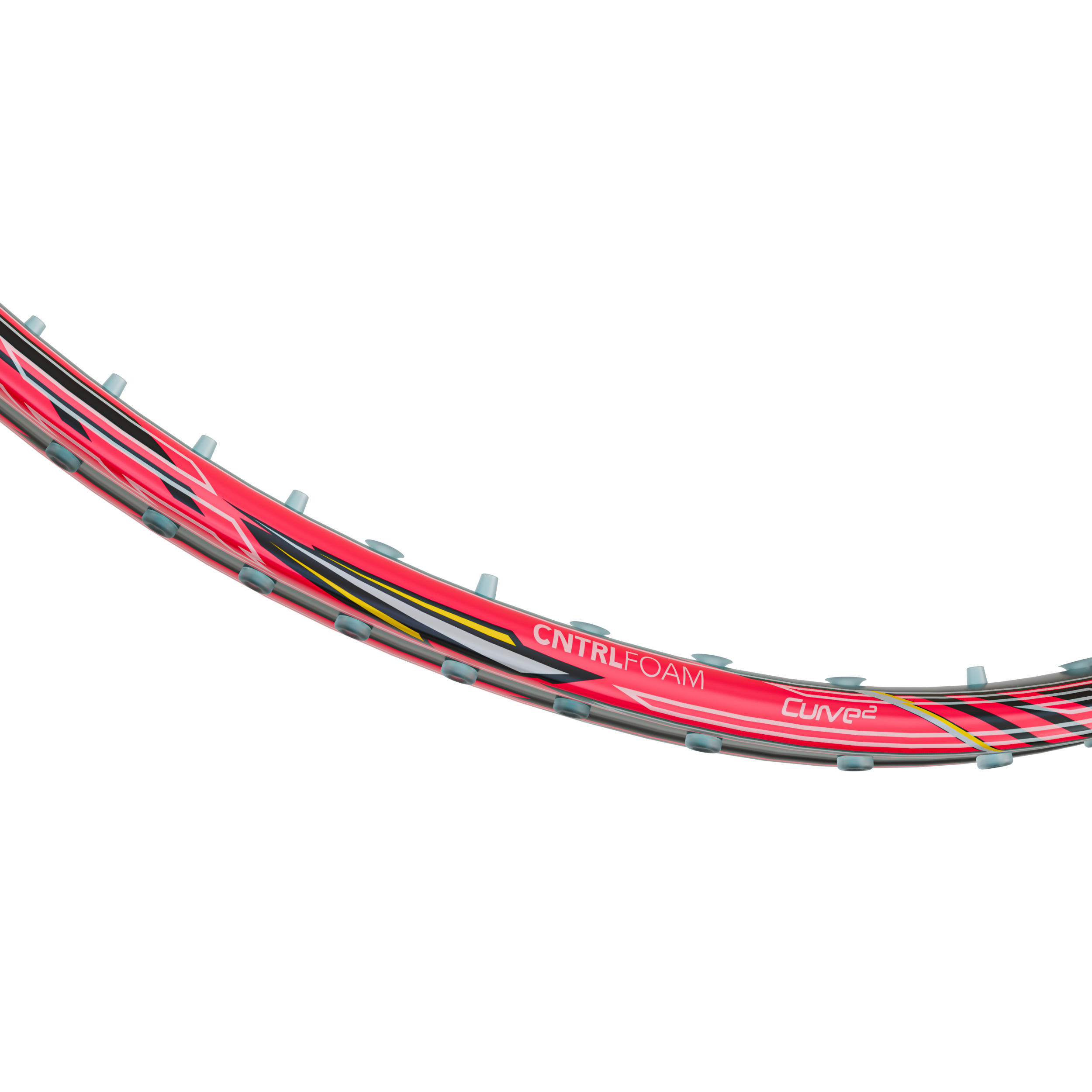 Hundred Flareon 700 Badminton Racket - Black/Orange