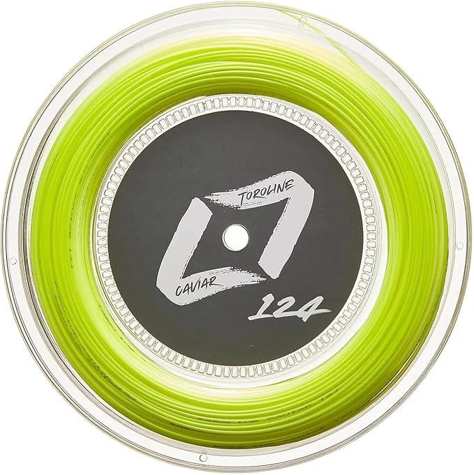 Toroline Caviar Mini Tennis String Reel - Yellow Yellow 1.24mm 100m String (Reel) Toroline