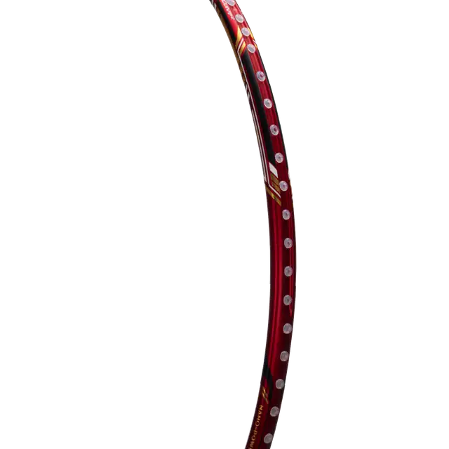 Hundred Nuclear 72 6U Badminton Racket - Dark Red/Black/Gold