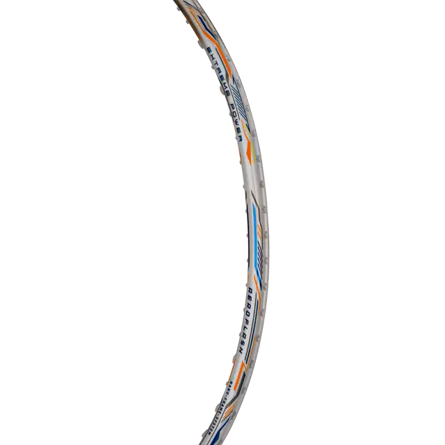 Hundred Aeroflash 7000 Attack 2U Badminton Racket - White/Gold/Blue