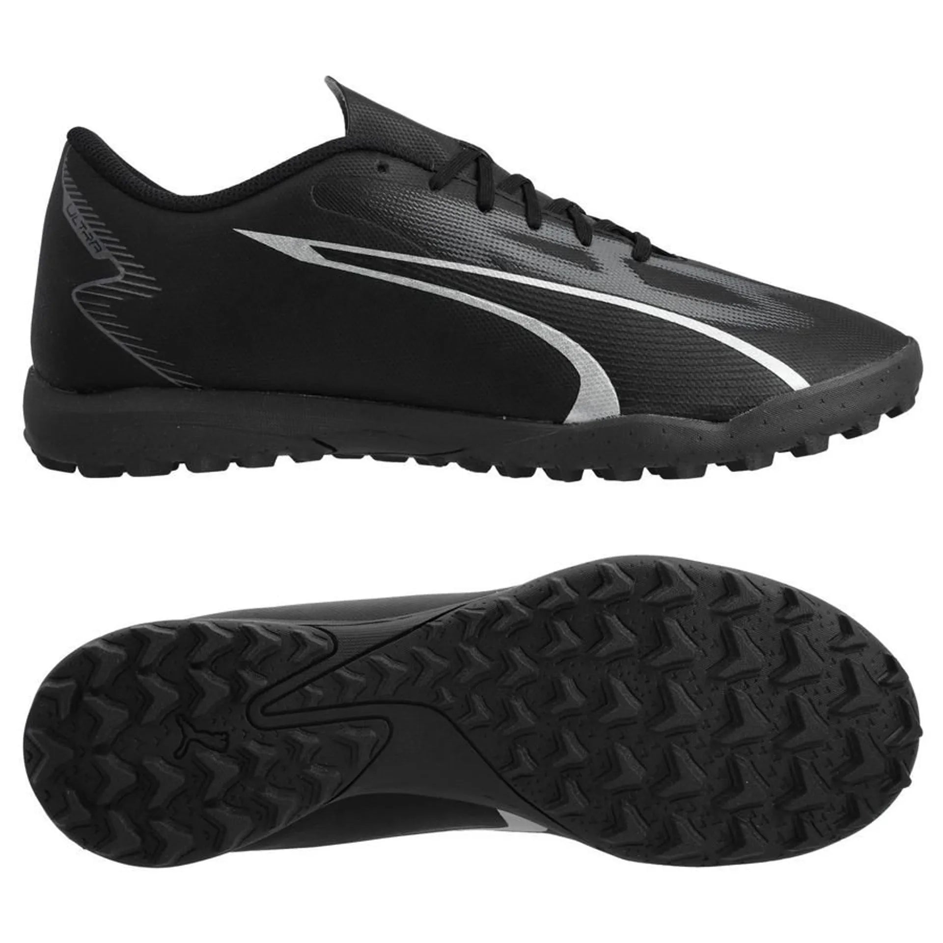 Puma Ultra Play TT Football Boots Unisex - Black 107528