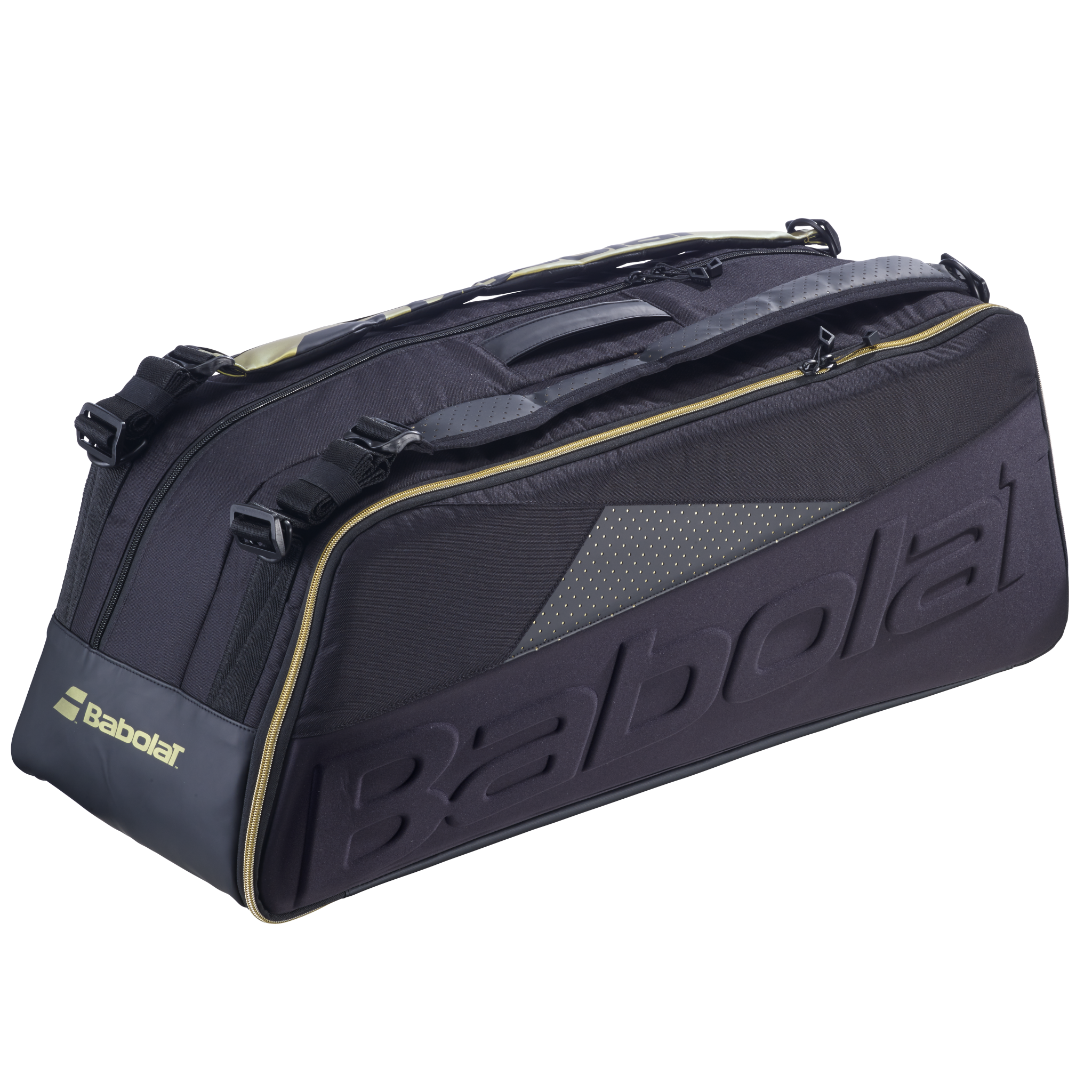 Babolat Cross Pro Racket Bag - Black/Gold Luggage Babolat