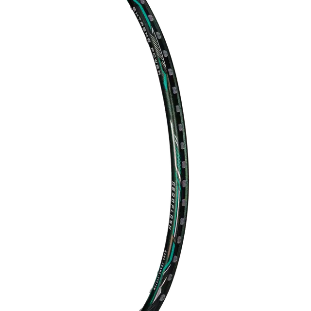 Hundred Aeroflash 7000 Attack 2U Badminton Racket - Dark Green/Black
