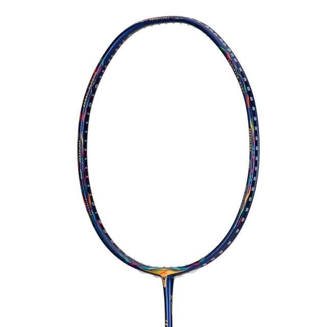 Hundred Aeroflash 7000 Zoom 5U Badminton Racket - Navy/White/Gold