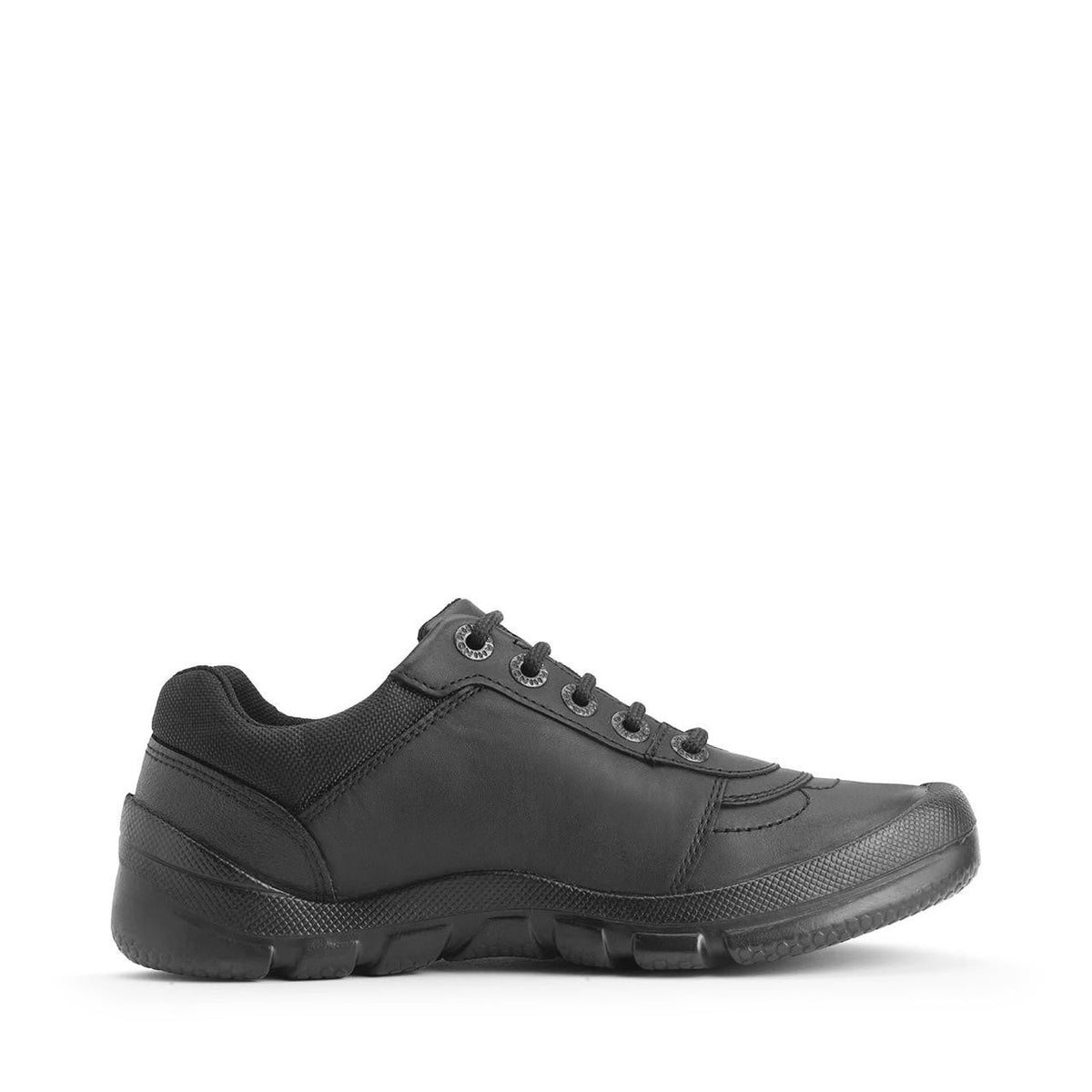 Rhino Sherman 8238 Senior Leather School Shoes - Black School Shoes Start-Rite