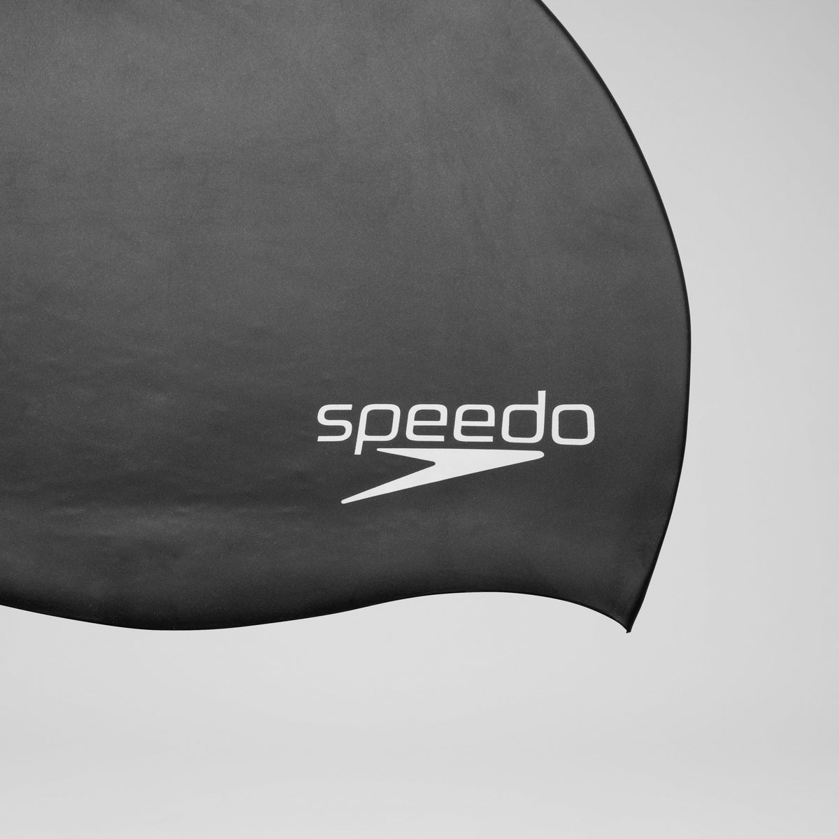 Speedo Junior Plain Moulded Silicone Swim Cap - One Size Swimming Cap Speedo
