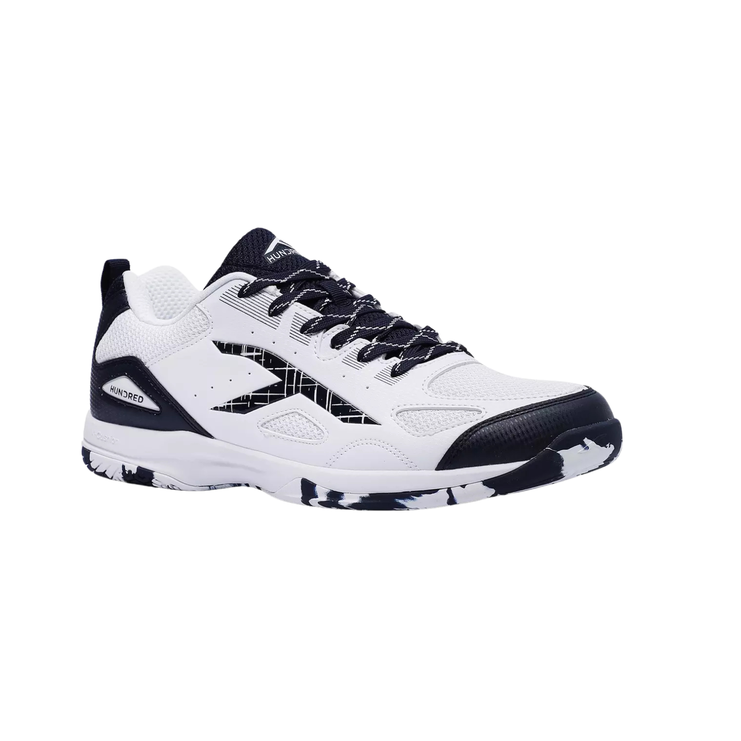 Hundred Galaxy Badminton Shoes - White/Navy