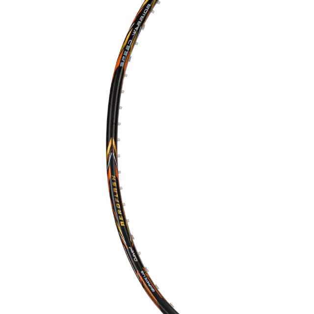 Hundred Aeroflash 8000 Attack 4U Badminton Racket - Charcoal/Black/Gold