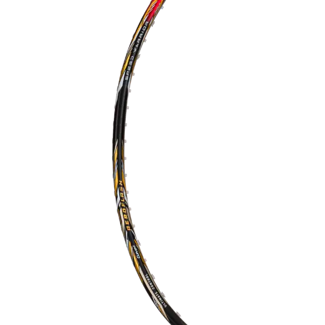 Hundred Aeroflash 8000 Control 4U Badminton Racket - Black/Red