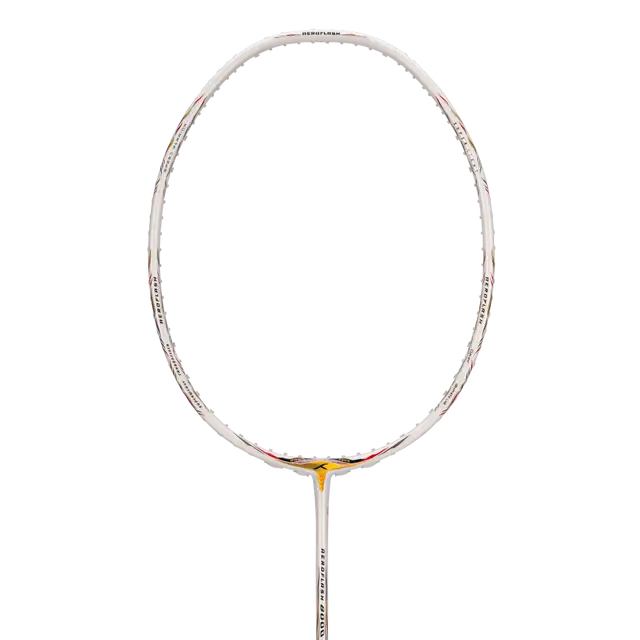 Hundred Aeroflash 8000 Zoom 5U Badminton Racket - White/Gold