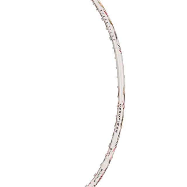 Hundred Aeroflash 8000 Zoom 5U Badminton Racket - White/Gold