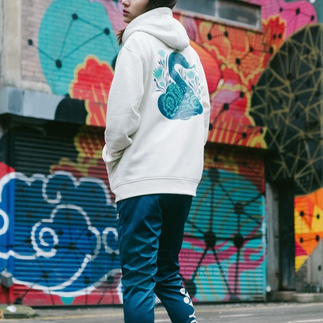 Yonex Coiled Snake Unisex Hood Ivory