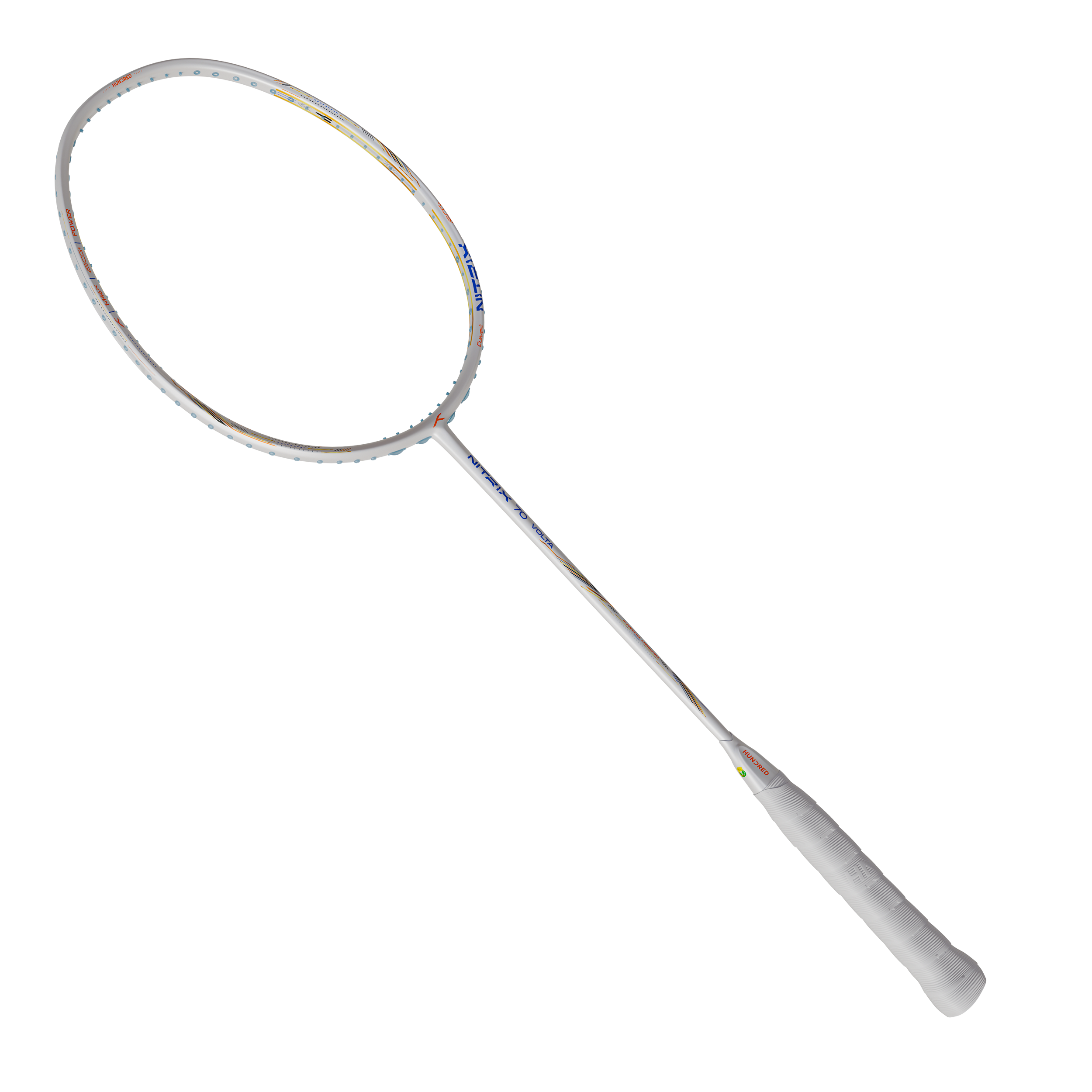 Hundred Nitrix 70 Volta Badminton Racket - White