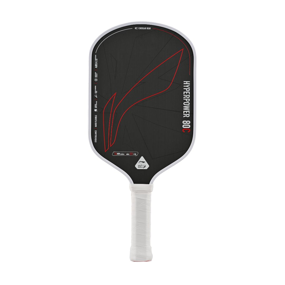 Li-Ning HyperPower 80C Pickleball Paddle - Black/White