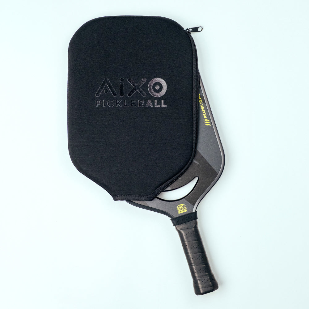 Aixo P14C Reaper Series Insane Bolt 18k Raw Carbon Pickleball Padel Pickleball Paddle Aixo
