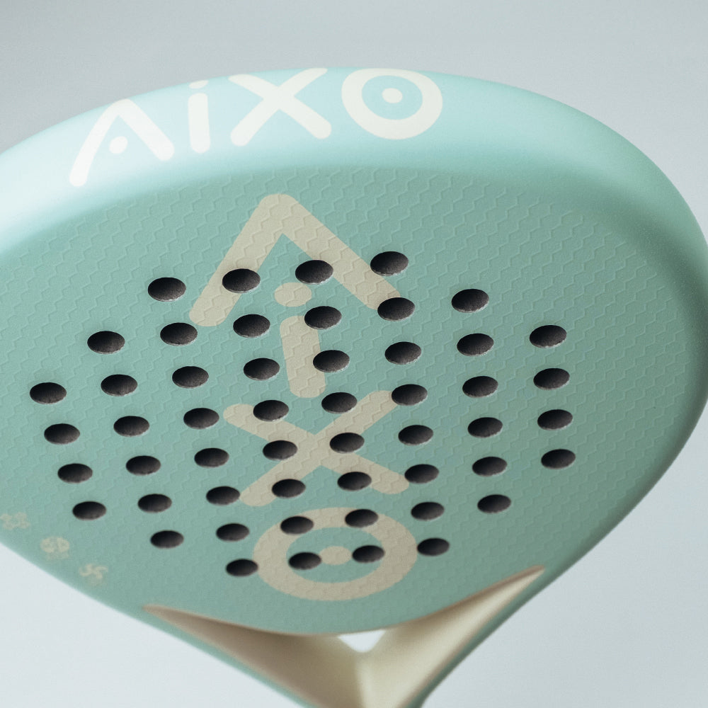 Aixo Pastel de Mint Ghost Padel Racket - Full Carbon - RL-B09 Padel Aixo