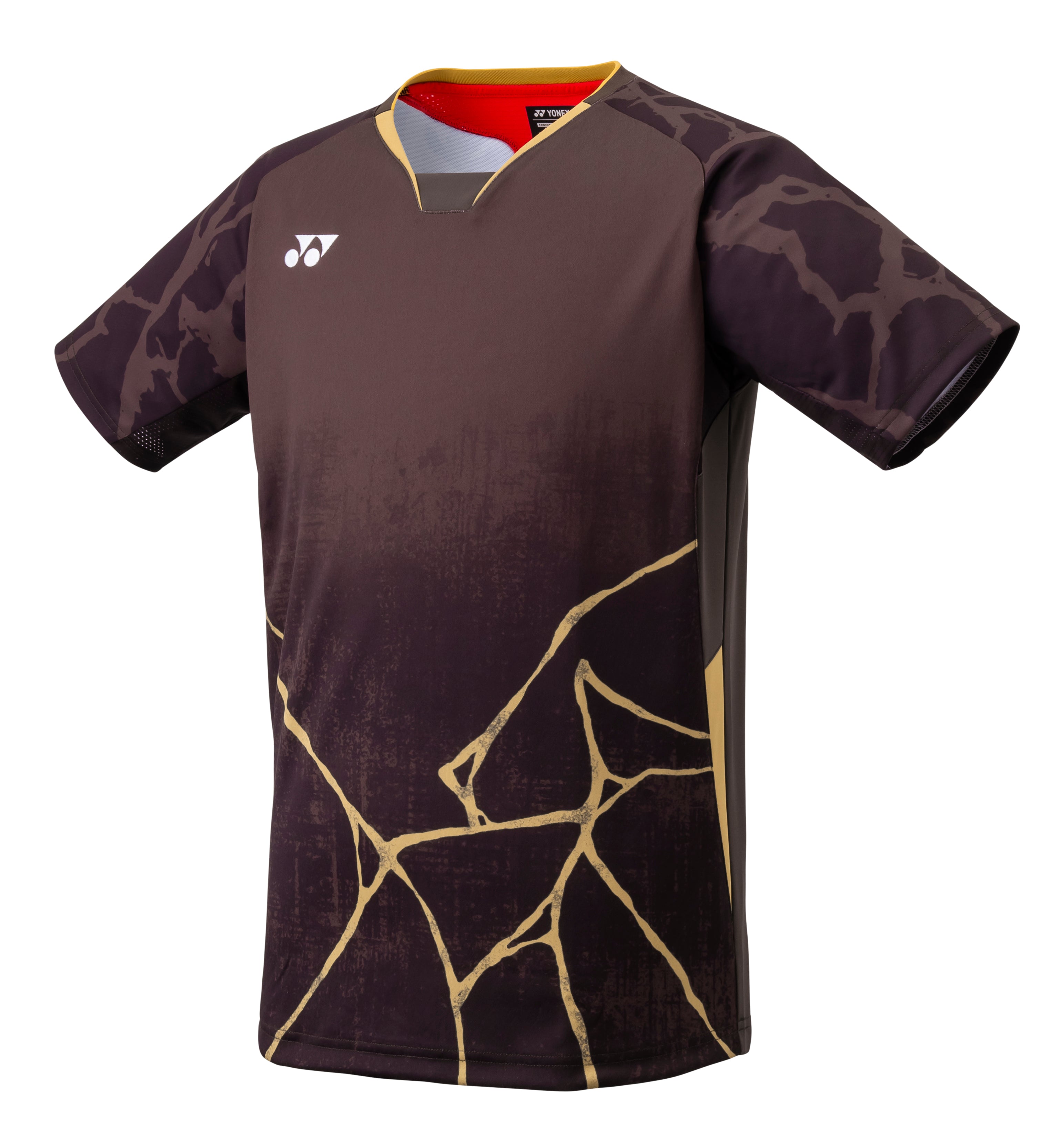 Yonex Team Japan Men Crew Neck Shirt 10730YX - Brown