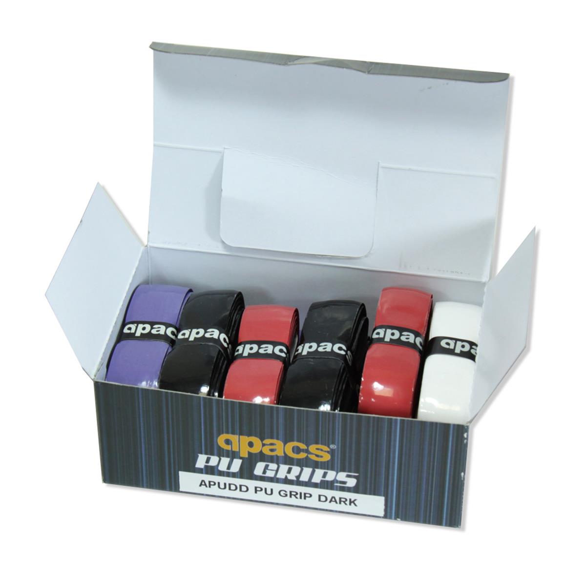 Apacs PU Grips (12 Pieces) Dark 12 Pieces Replacement Grips Apacs