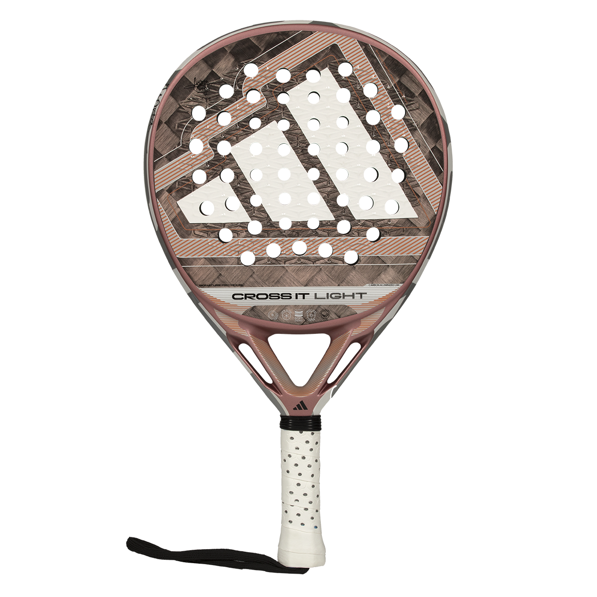 Adidas Cross It Light 2026 Padel Racket - Pink/Silver Pink Silver One Size Padel Adidas