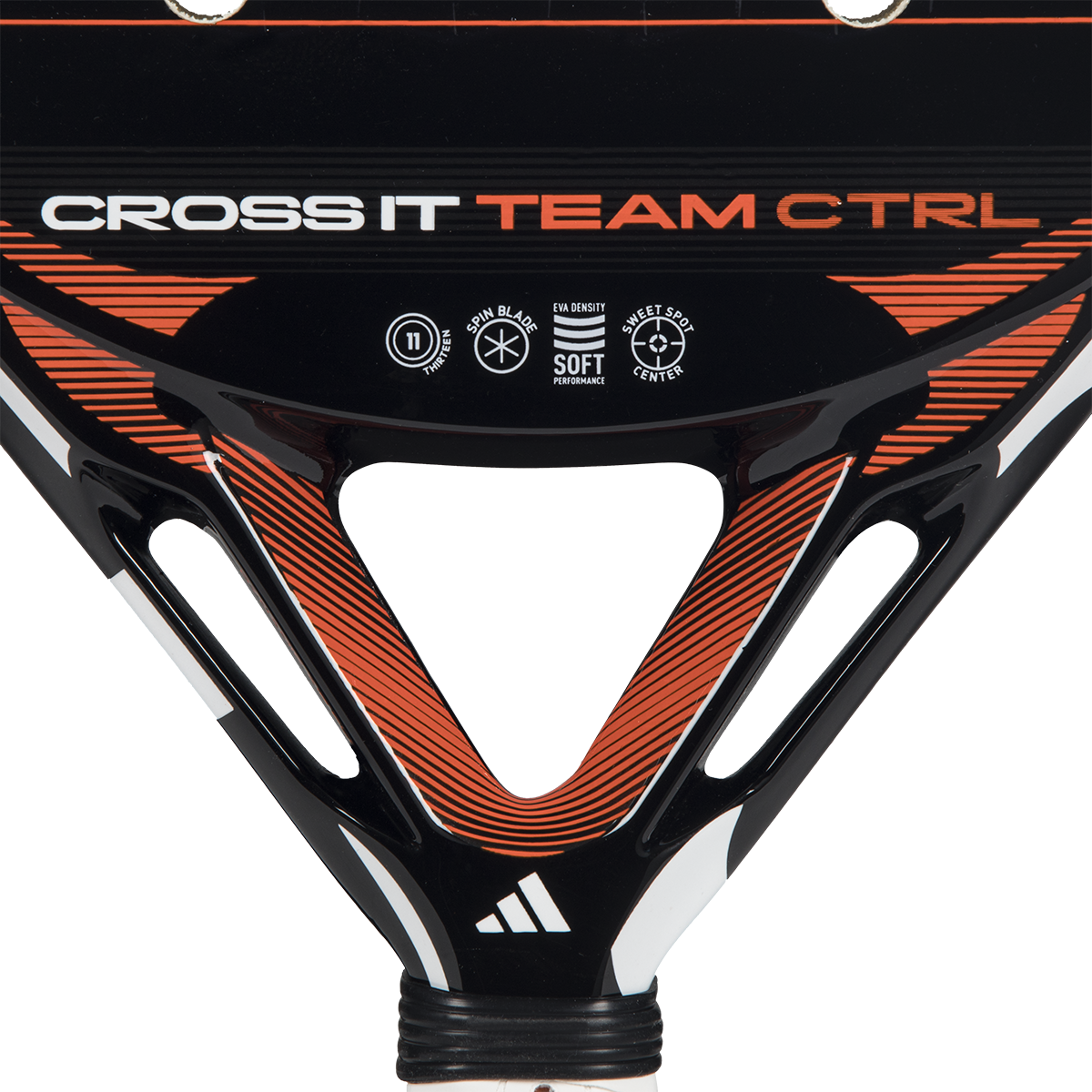 Adidas Cross It Team Ctrl 2026 Padel Racket - Black/White Padel Adidas