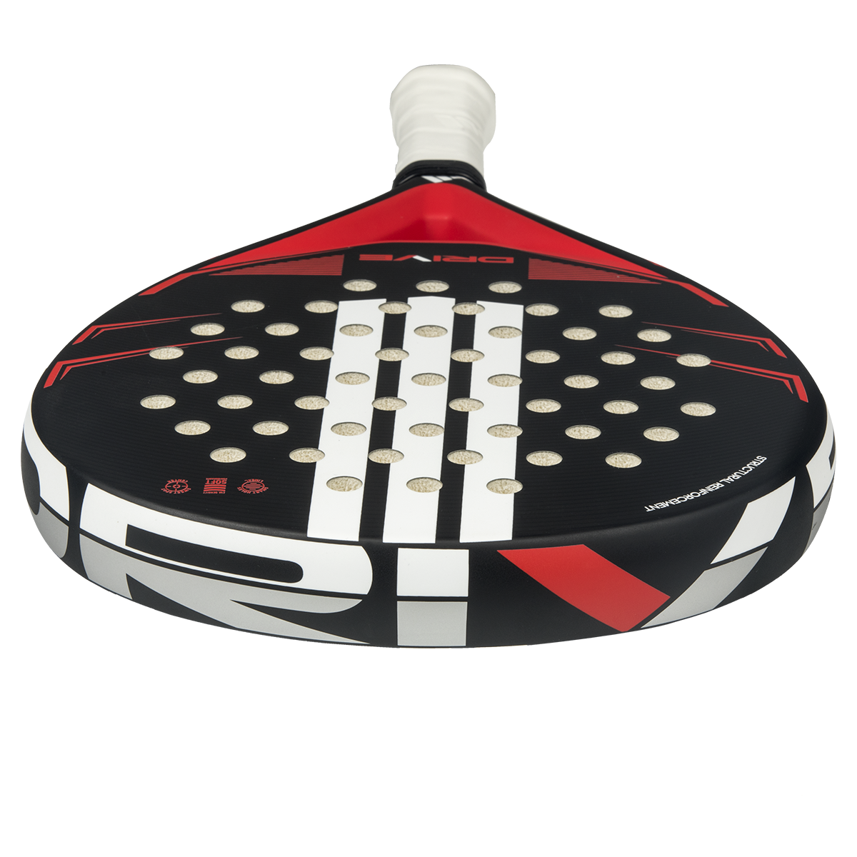 Adidas Drive Black 2026 Padel Racket - Black/Red Padel Adidas