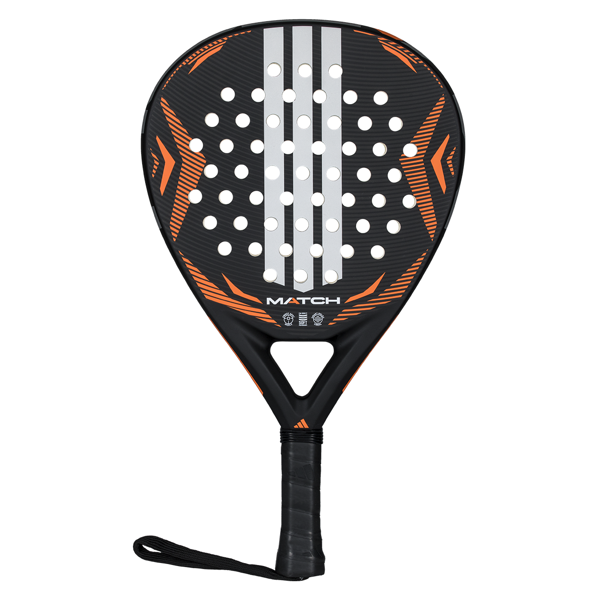 Adidas Match 2026 Padel Racket - Black/Orange Black Orange One Size Padel Adidas