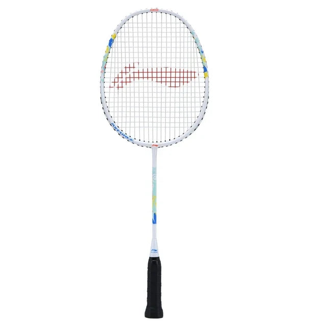 Li-Ning AxForce Kids Junior Badminton Racket - Strung - Black (AYPT303)