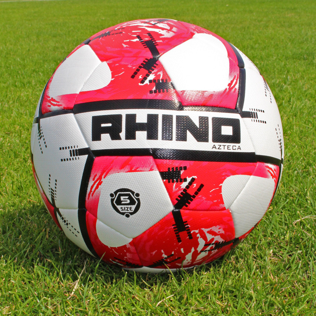 Rhino Azteca Football - White/Red White Red Accessories Rhino