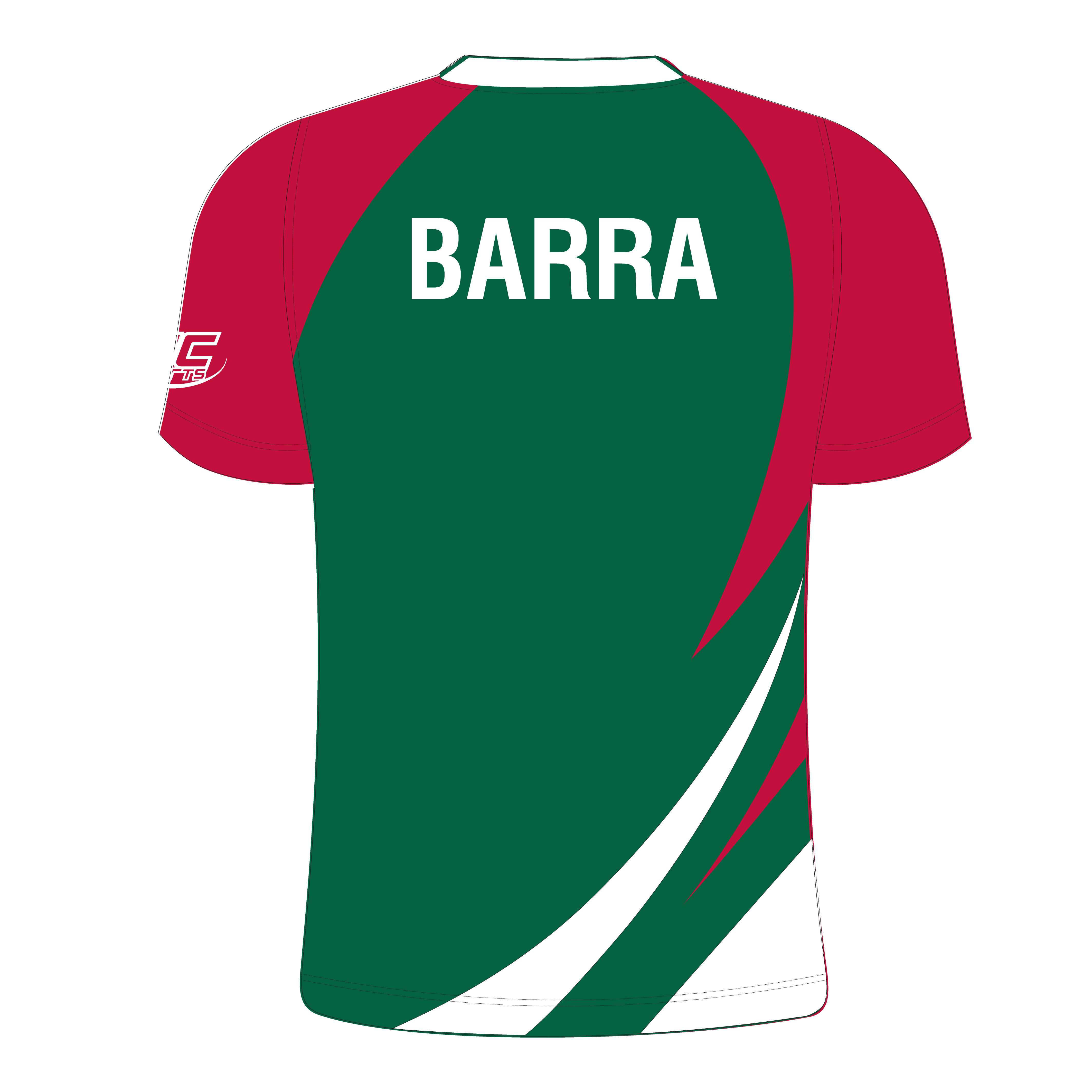 Barra Badminton T004 Beast Crew Neck T-Shirt Mens