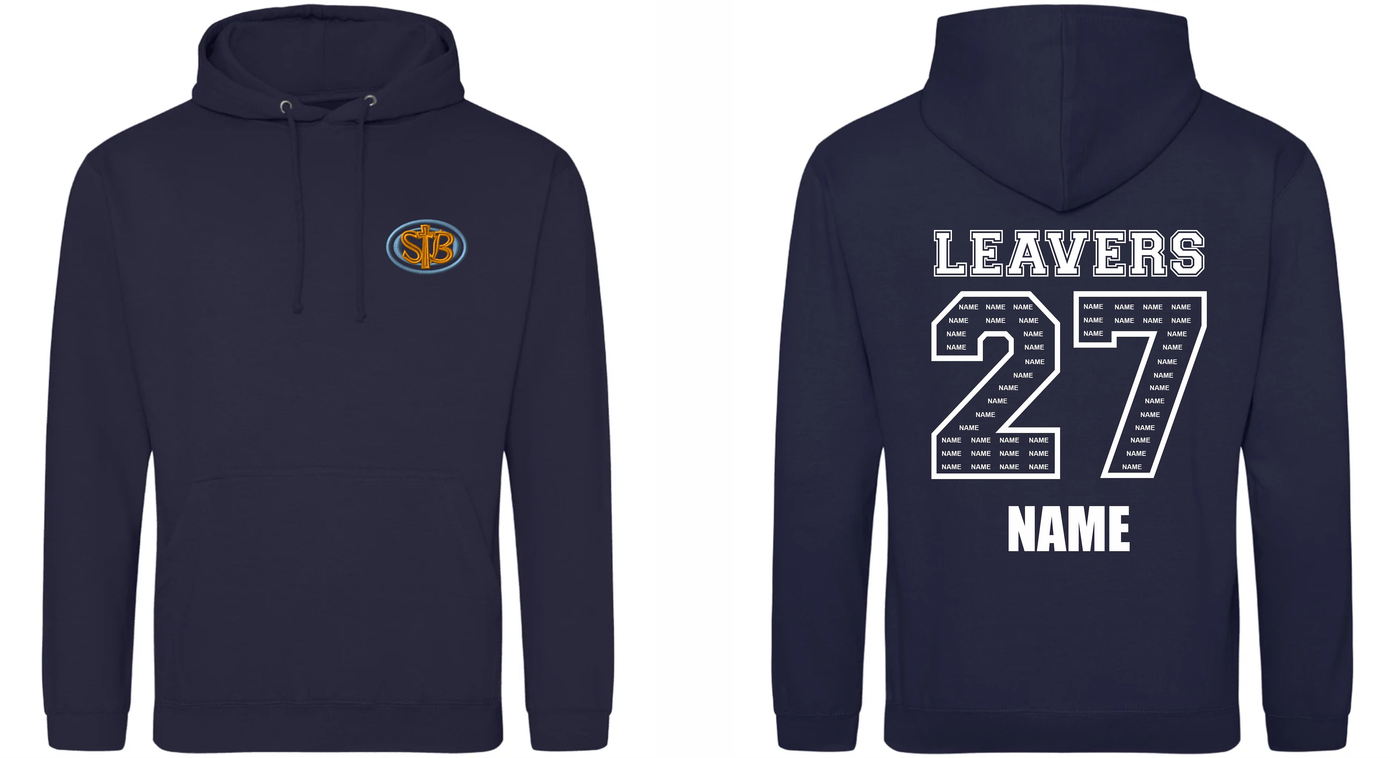 St Bernadettes Primary School Leaver's Hoodie 2027