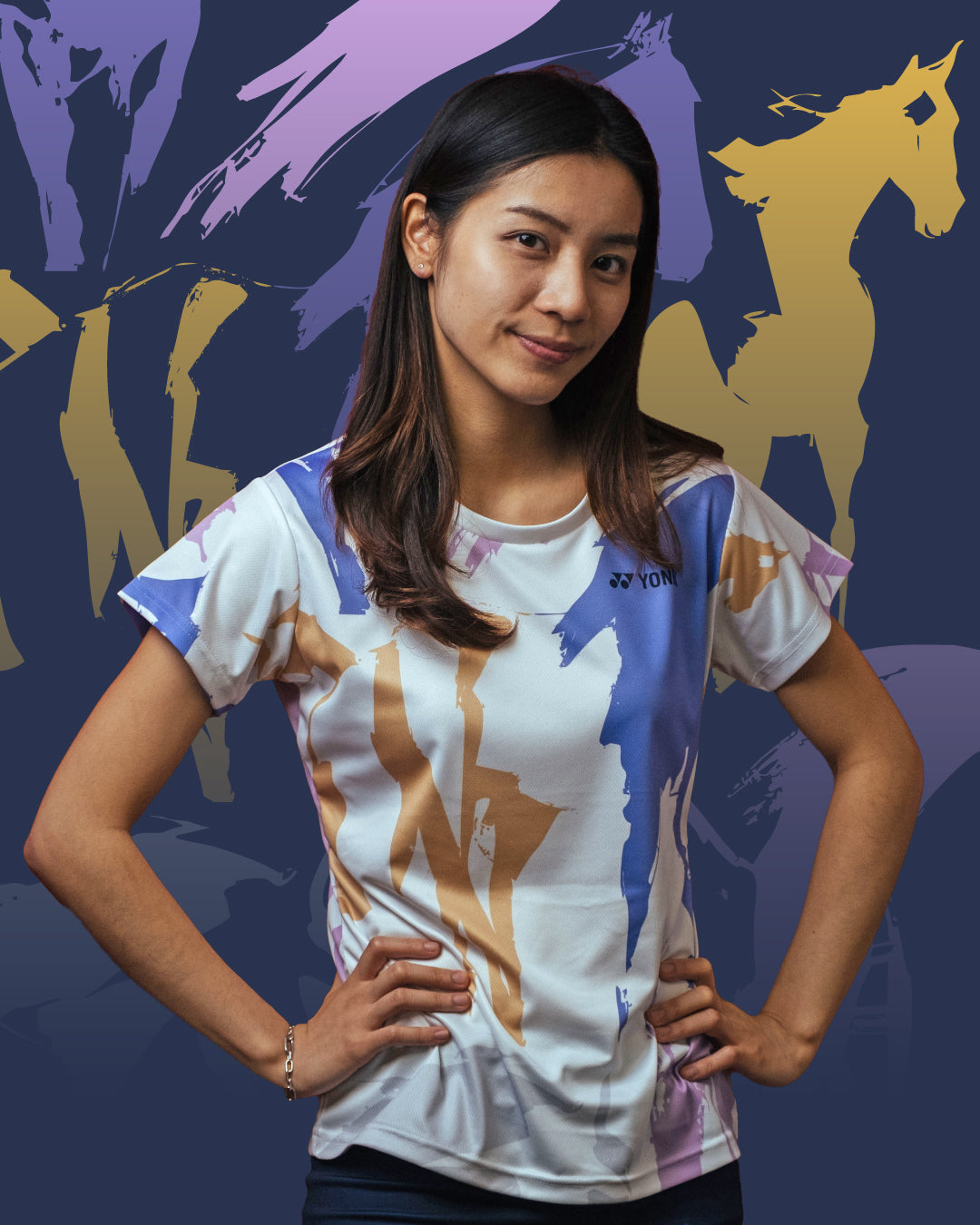 Pre-Order Yonex Shadow Charge Celestial Momentum – Women’s Performance Shirt (White) Yonex CNY2026 TT D Women Clothing Yonex