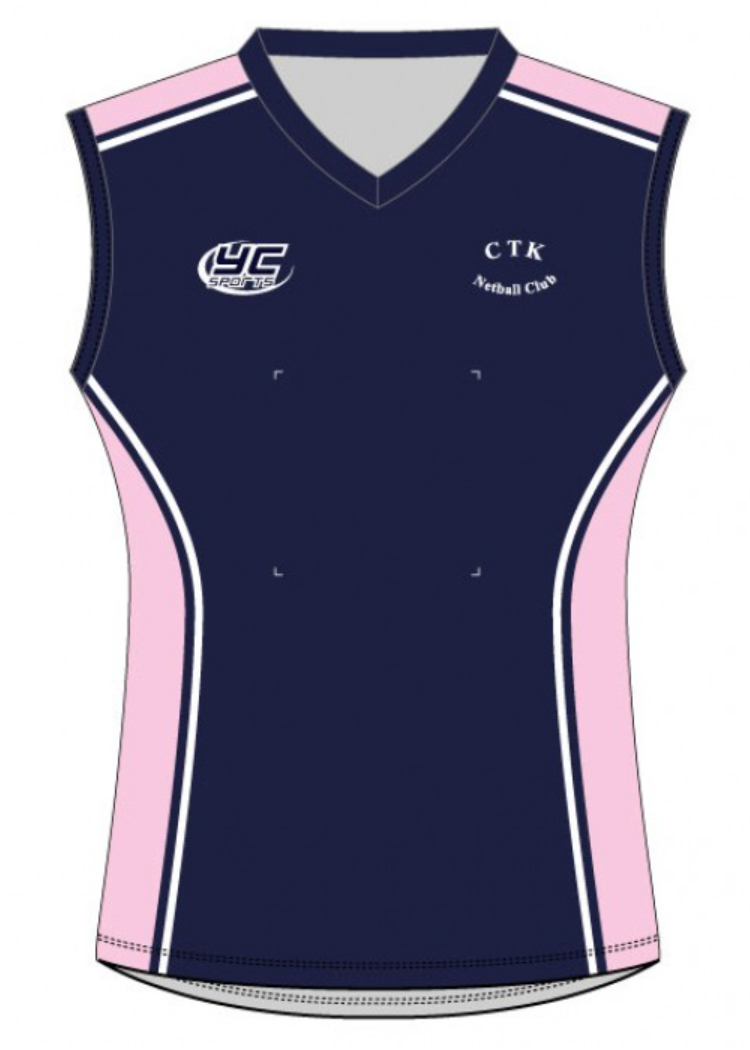 CTK netball sleeveless top