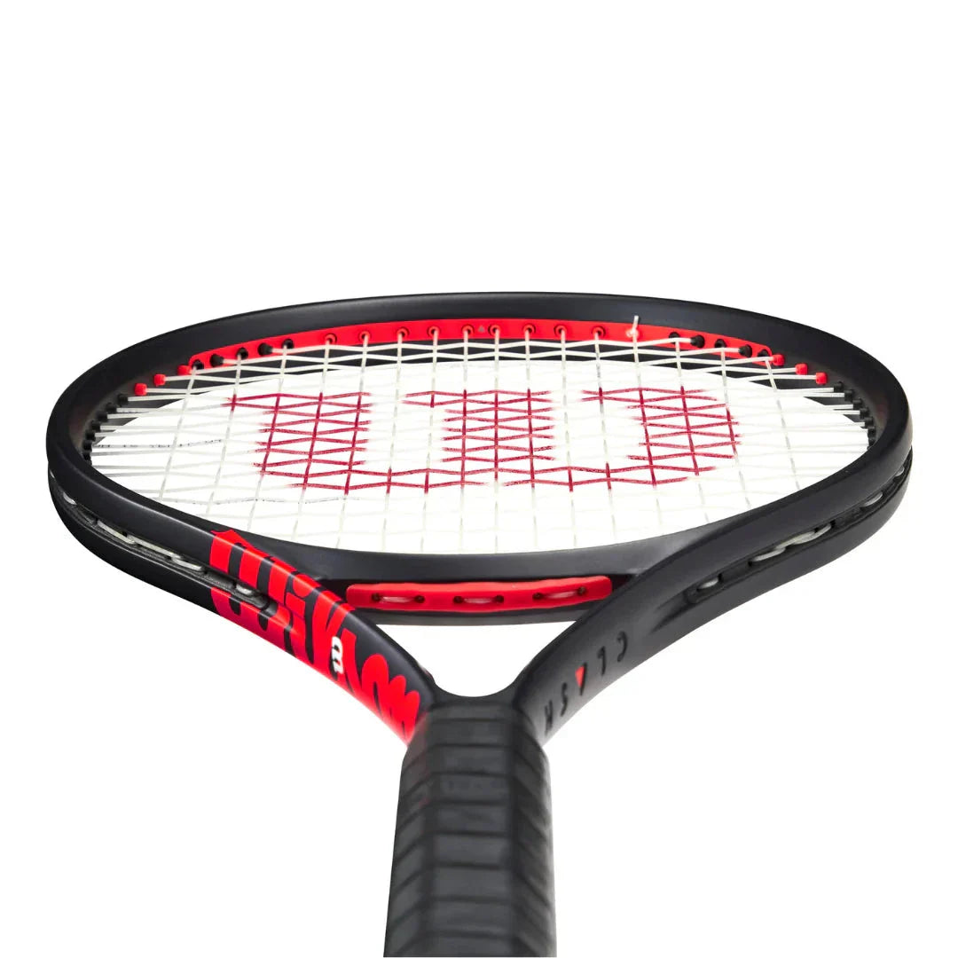 Wilson Clash 100UL V3 Tennis Racket - Black - Strung Tennis Rackets Wilson