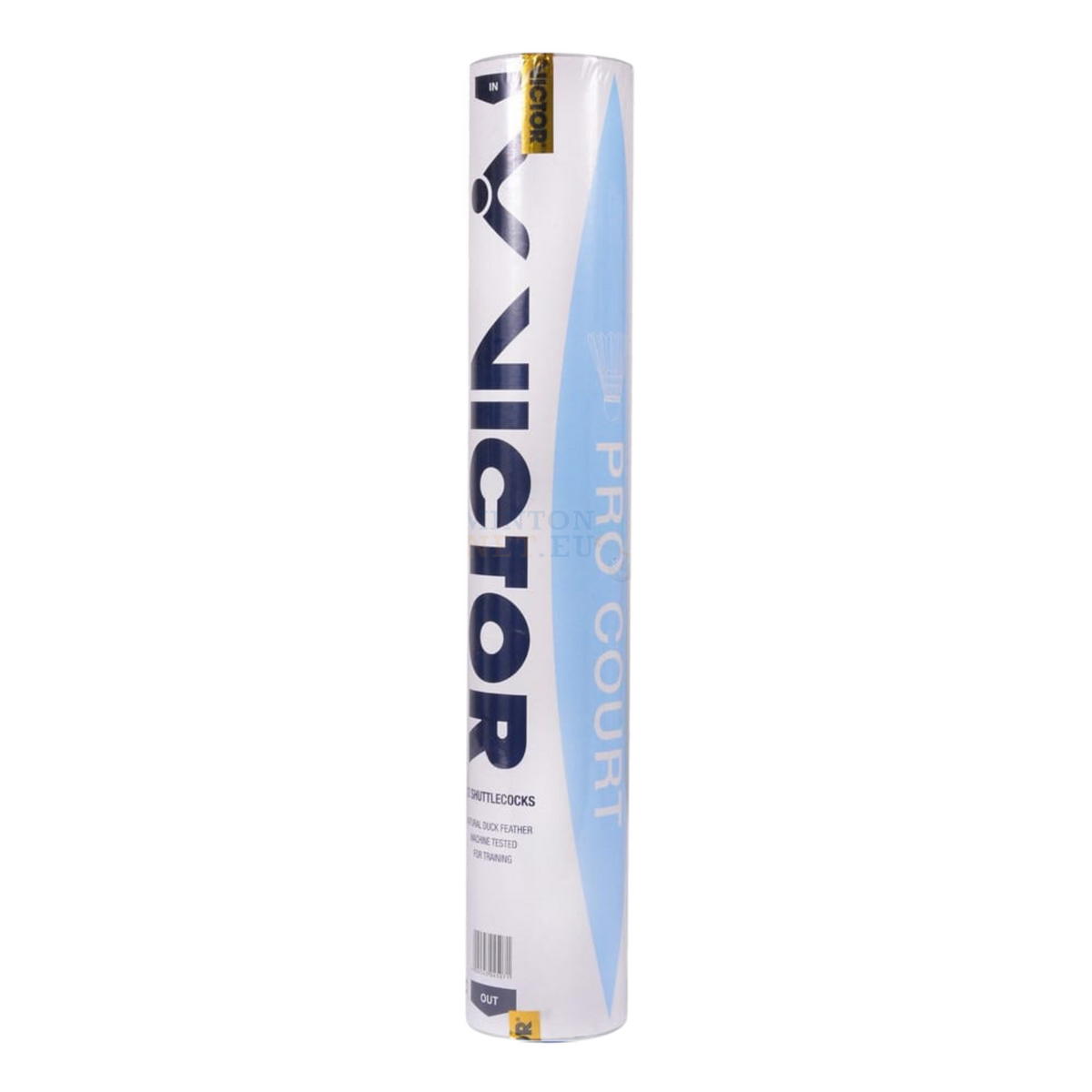 Victor Pro Court Speed 77 Feather Shuttlecocks - Tube of 12 Shuttlecocks Victor