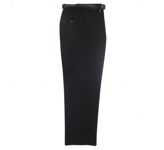 Elastic Short Leg Trouser (Black)
