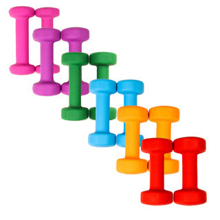 Fitness Mad Neoprene Dumbbells (FDBELL5) Fitness Mad