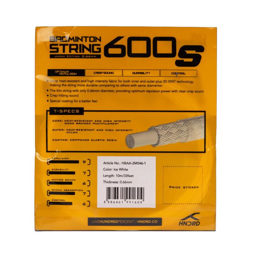Hundred 600 S (HBAA-2M046-6) Badminton String