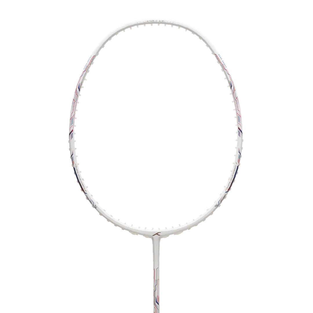 Hundred Atomic Air 77 Badminton Racket - White/Navy White Navy 5U6 Badminton Rackets Hundred