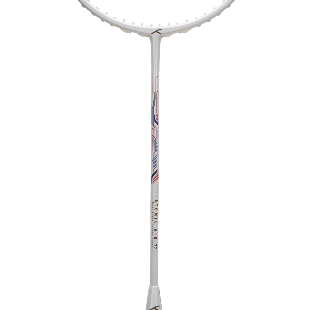 Hundred Atomic Air 77 Badminton Racket - White/Navy Badminton Rackets Hundred