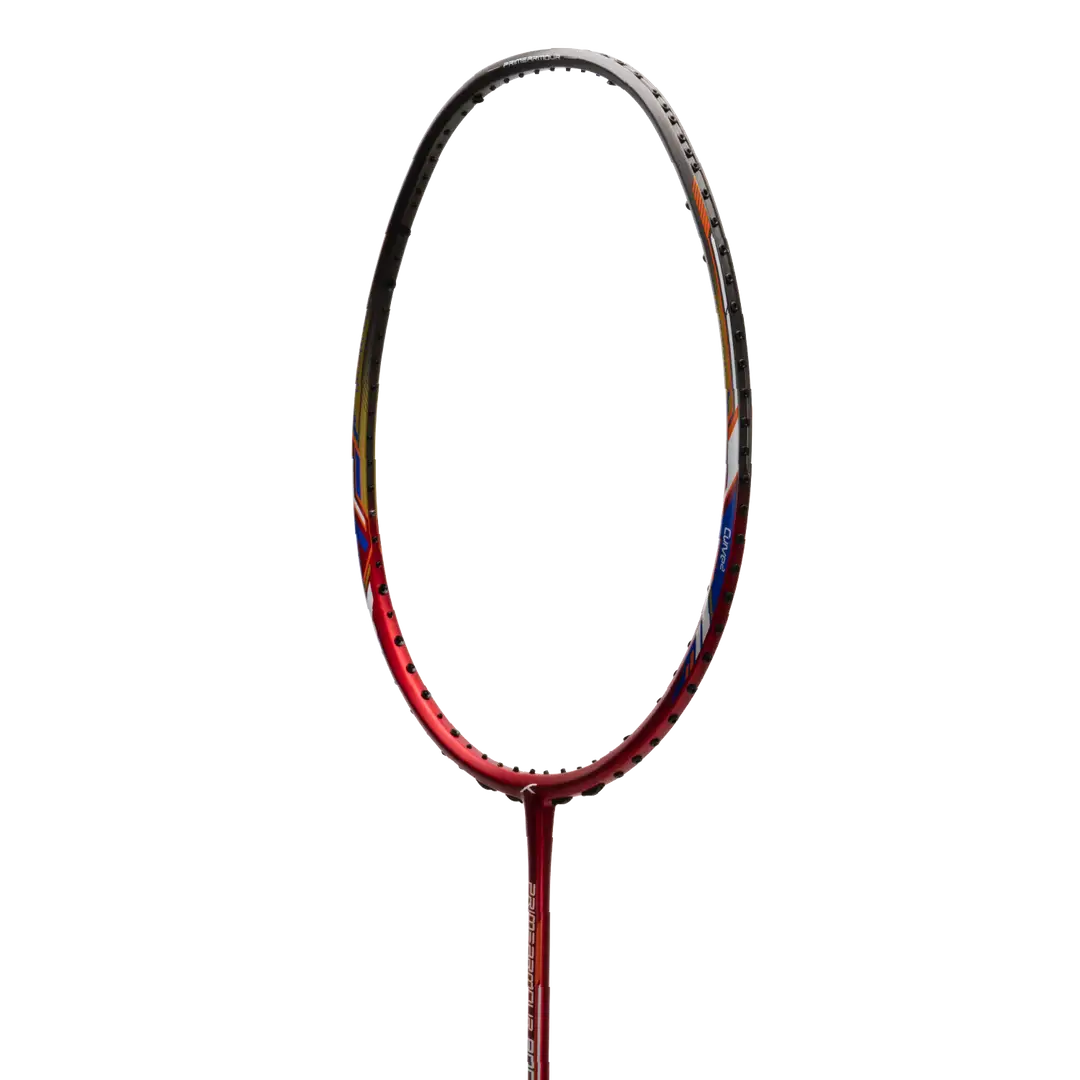 Hundred Primearmour 800 Badminton Racket - Red/Grey Badminton Rackets Hundred