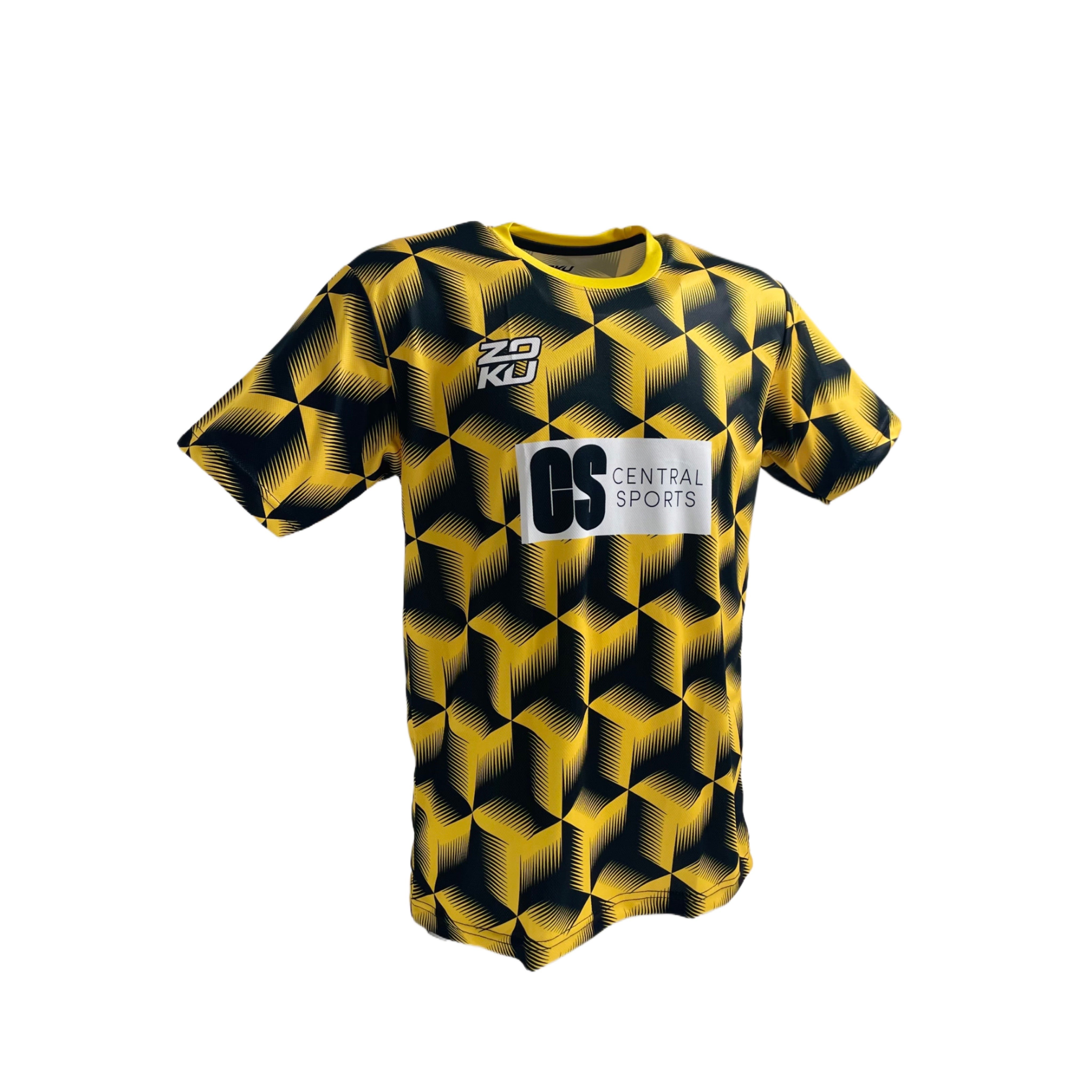 Zoku x Central Sports Cubist Crew Neck T-Shirt Unisex Clearance Zoku