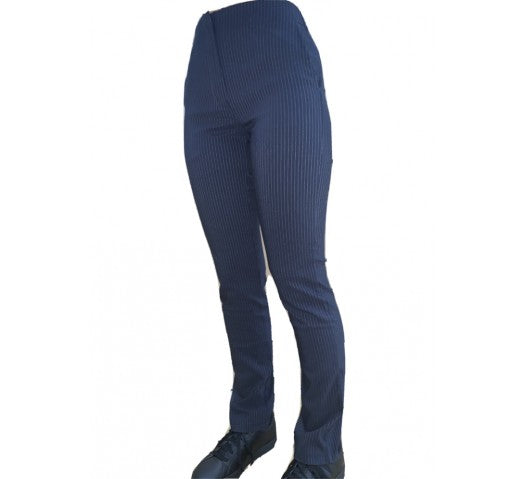 LIM Mid Rise Trouser PINSTRIPE (Black)
