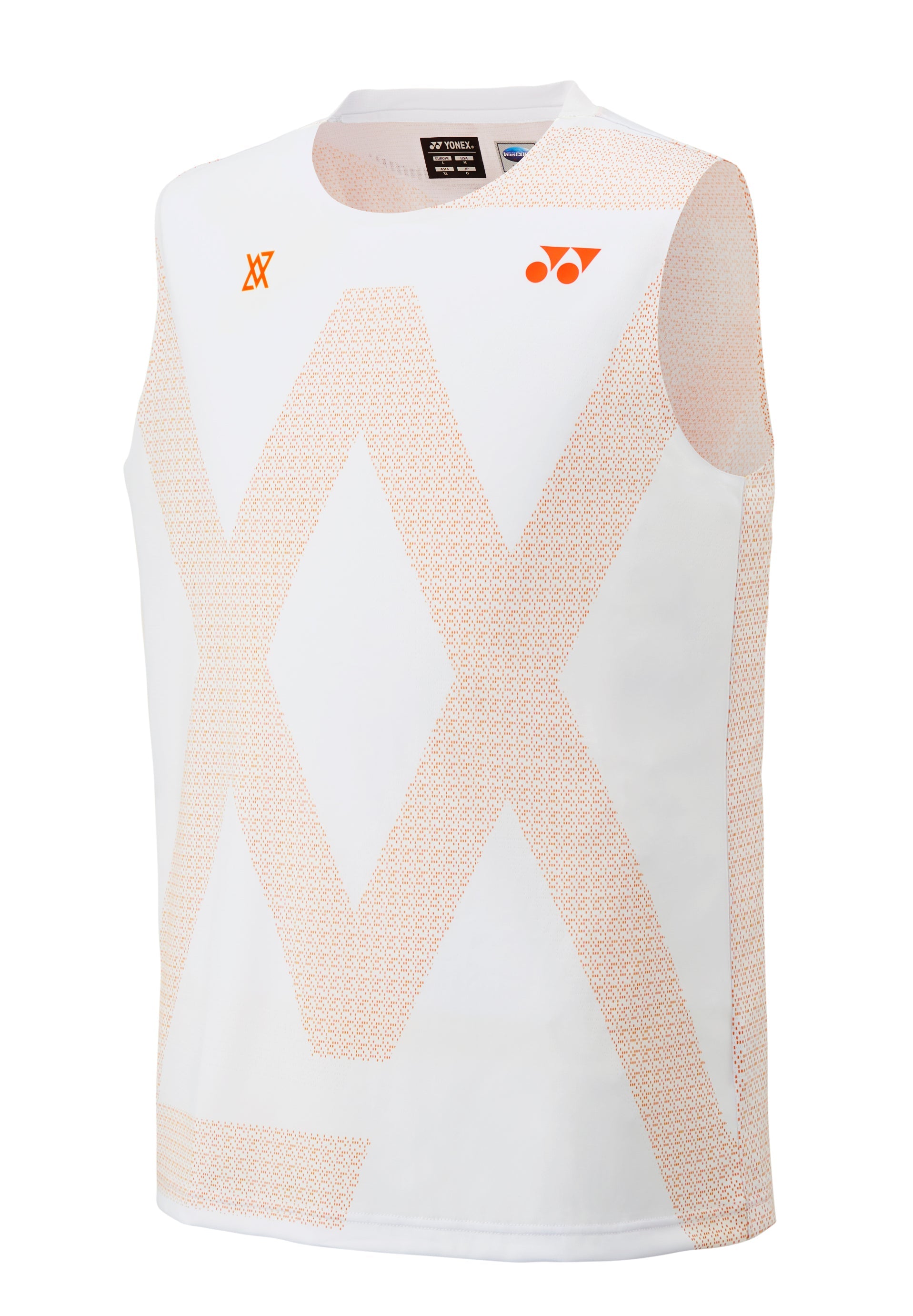 Yonex VA (10687YX) Sleeveless Top Men (Flash Orange) - VA - Viktor Axelsen Collection