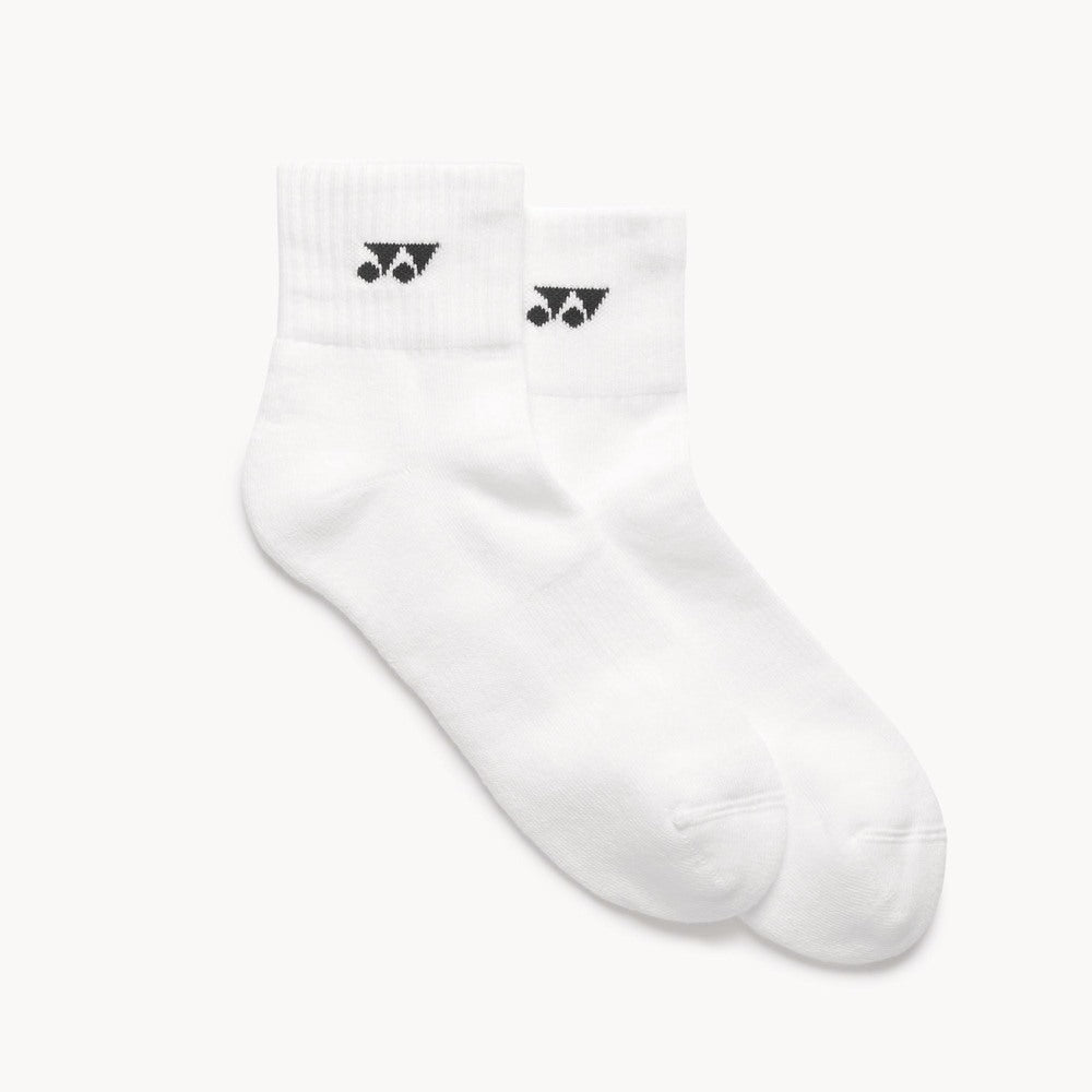 Yonex 19254EX Sport Quarter Socks Unisex 3Pack - White White Clothing Yonex