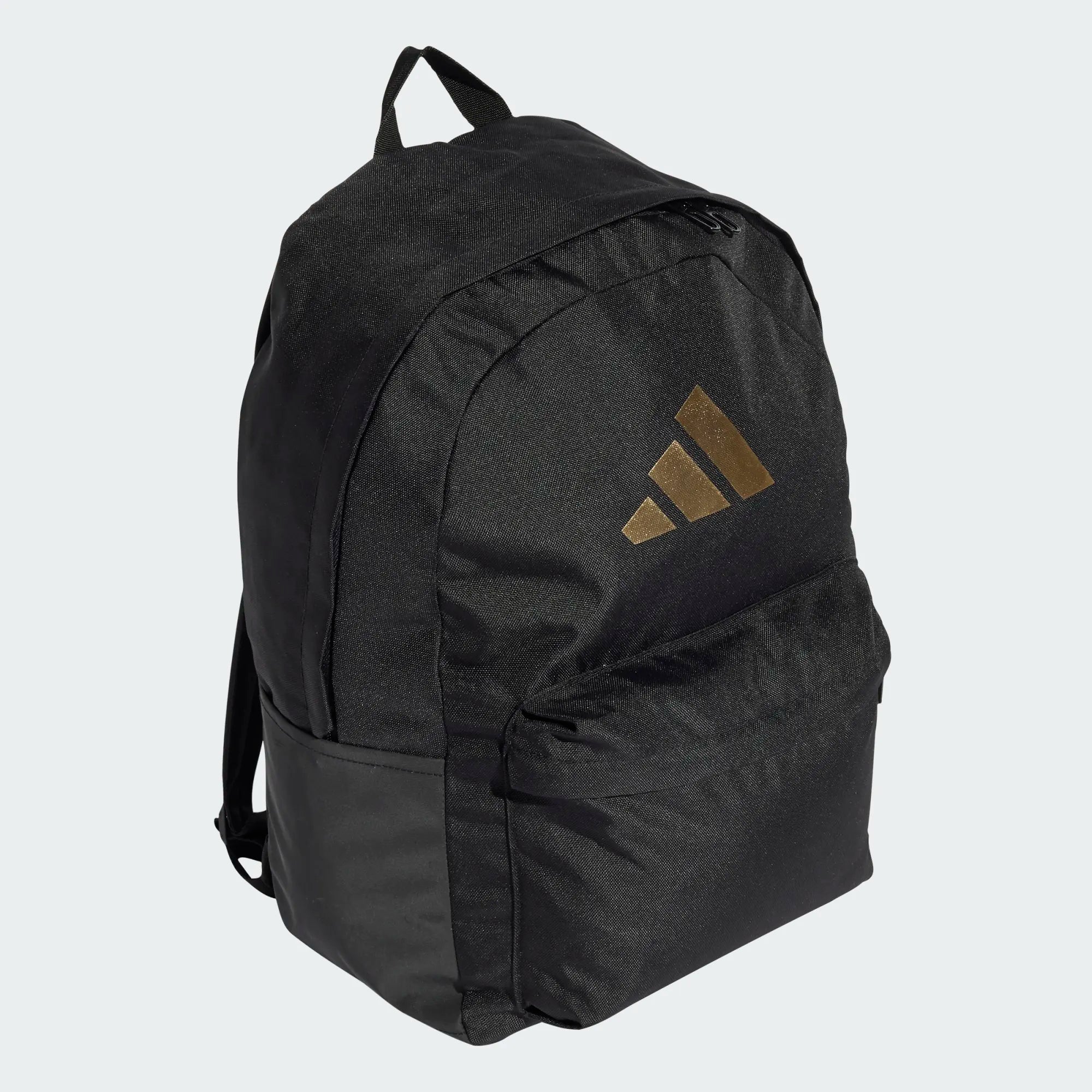 Adidas Classic 3 Bars Backpack - Black/Gold Luggage Adidas