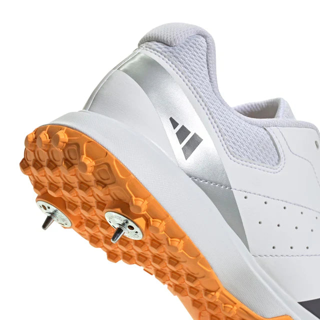 Adidas Howzat Spike 2026 Cricket Shoe - White by Adidas